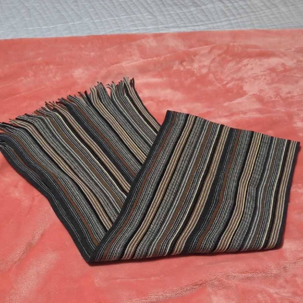 Roundtree & Yorke Multicolor Striped Scarf